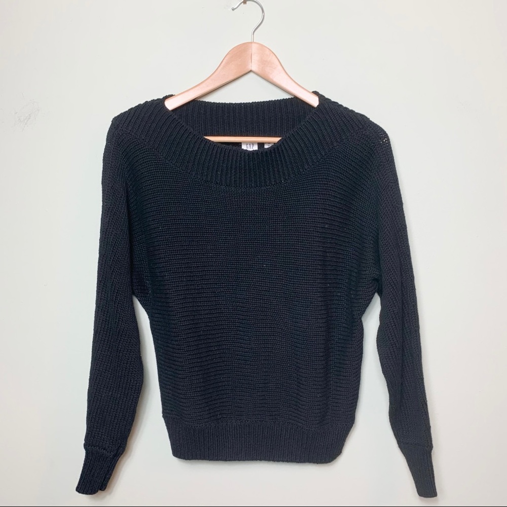 Gap 100% Cotton Knit Sweater Navy Blue